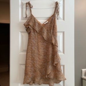 Womens cheetah print slip dress